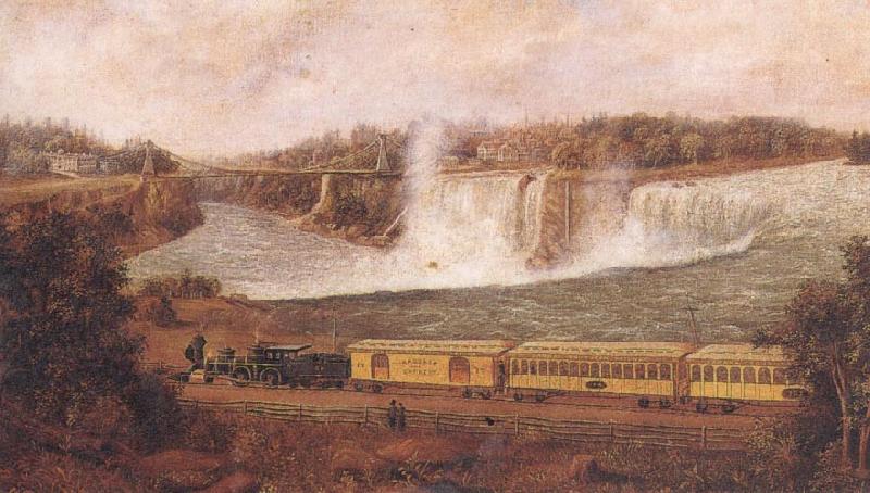 Robert Whale The Canada Southern Railway at Niagara China oil painting art